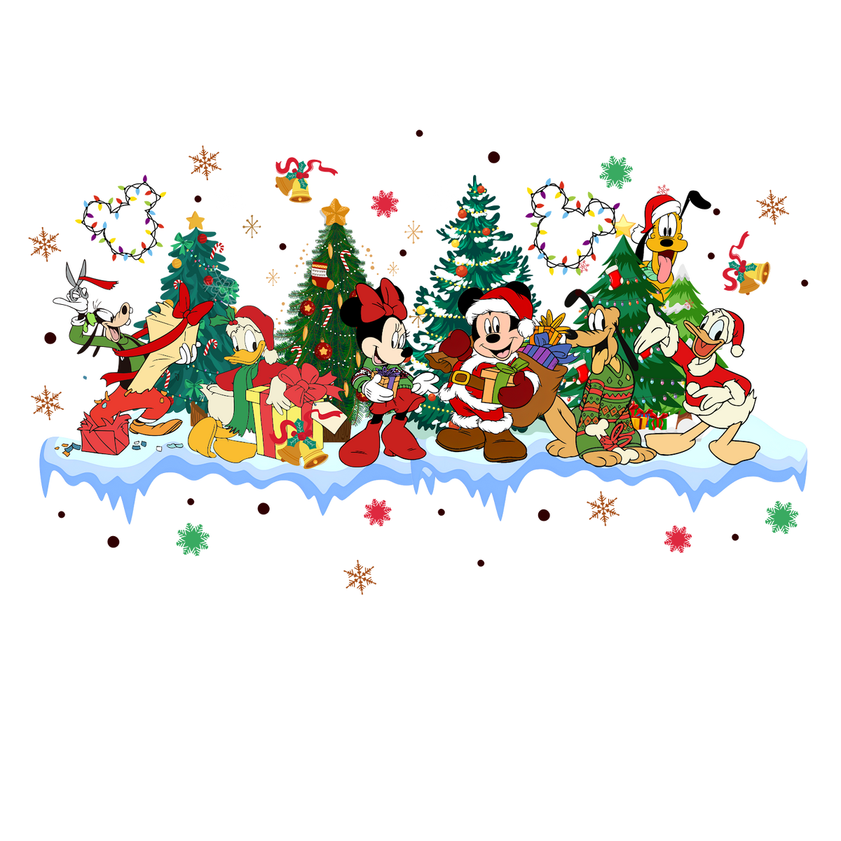 Christmas DTF transfer design