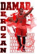 Basketball DTF transfer design