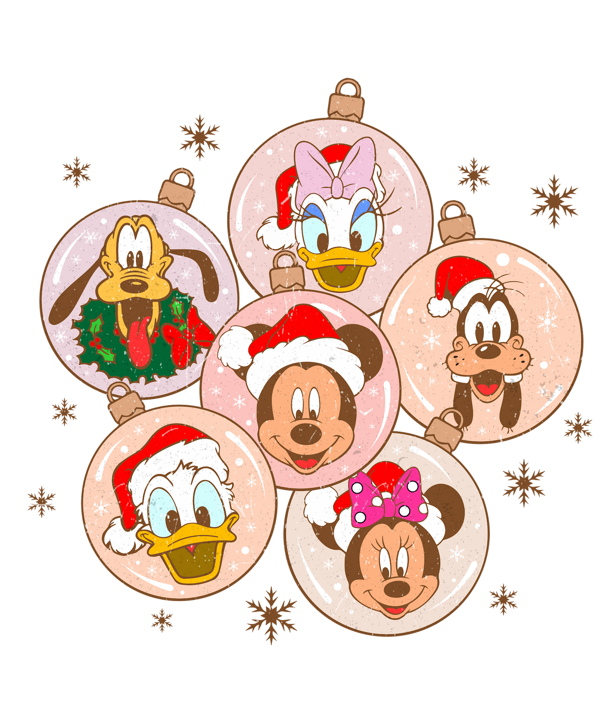 Christmas DTF transfer design