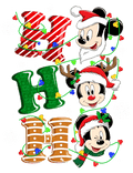 Christmas DTF transfer design