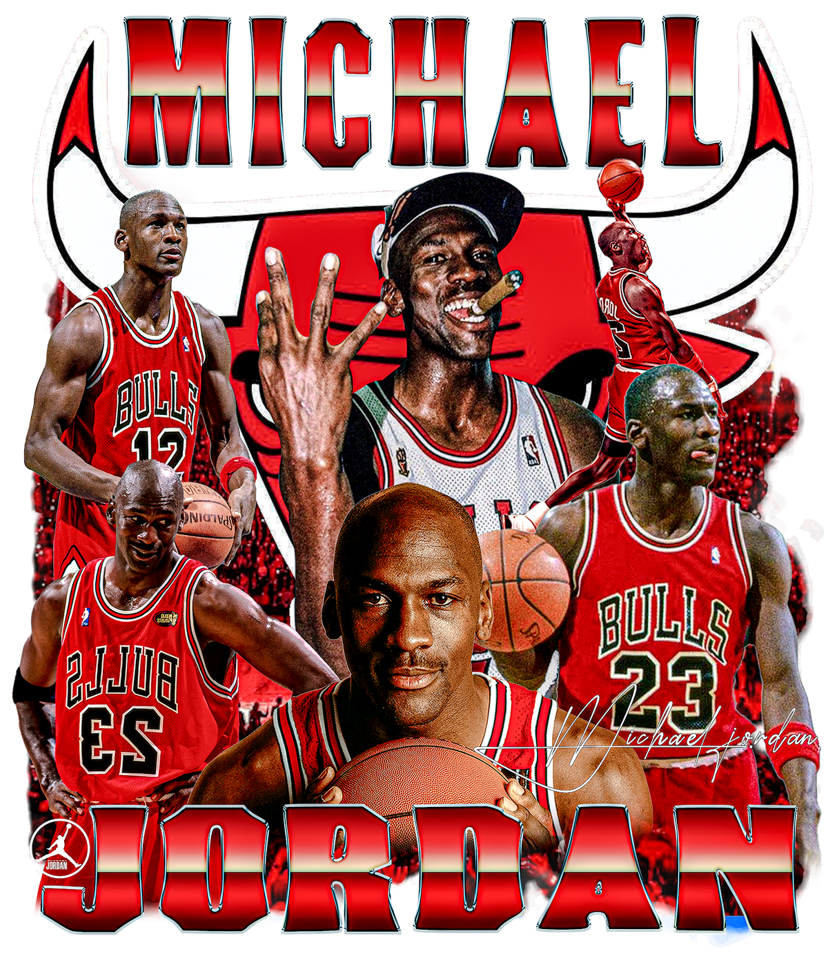 Vintage-style sports DTF transfer design