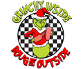 Grinch Christmas DTF transfer design
