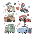 Christmas DTF transfer design