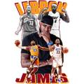 Basketball DTF transfer design