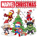 Christmas DTF transfer design