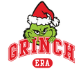 Grinch Christmas DTF transfer design