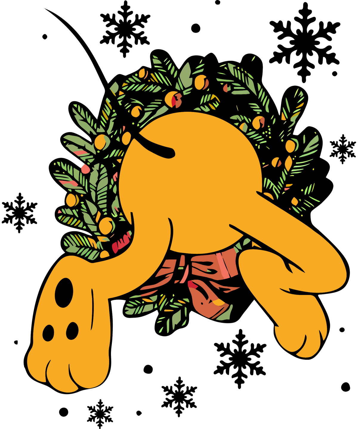 Christmas DTF transfer design