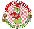 Grinch Christmas DTF transfer design