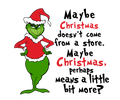 Grinch Christmas DTF transfer design