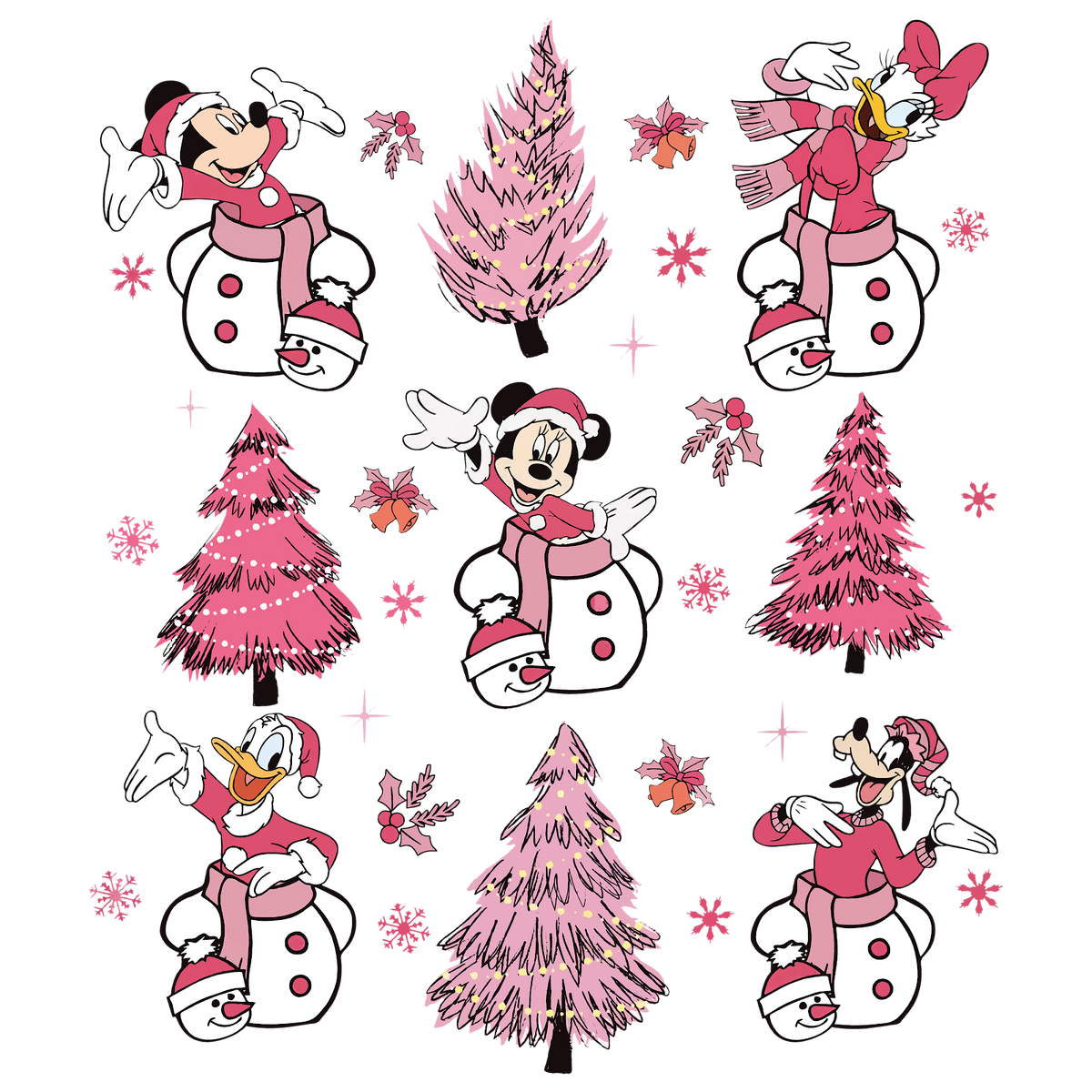 Christmas DTF transfer design