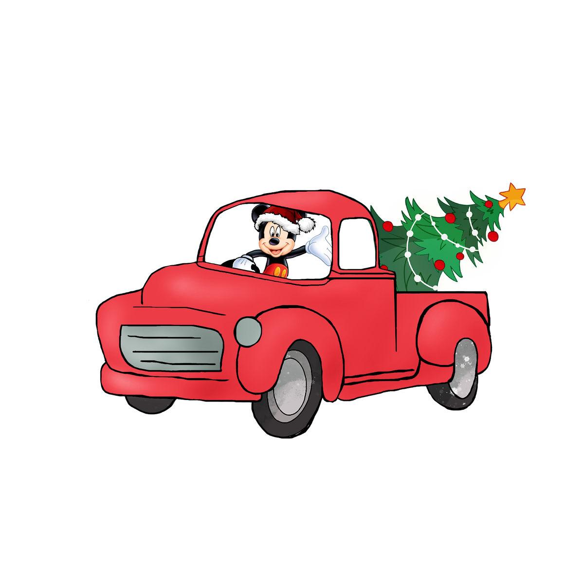 Christmas DTF transfer design