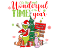 Grinch Christmas DTF transfer design