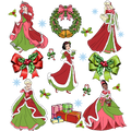 Christmas DTF transfer design
