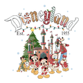 Christmas DTF transfer design