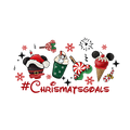 Christmas DTF transfer design
