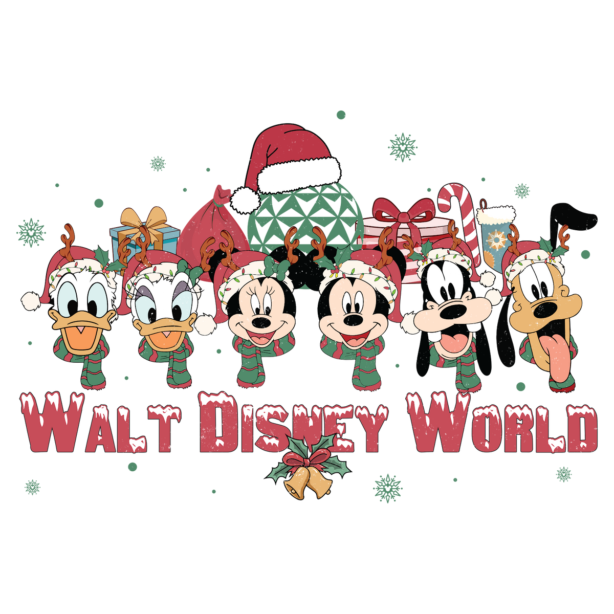 Christmas DTF transfer design
