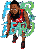 Basketball DTF transfer design