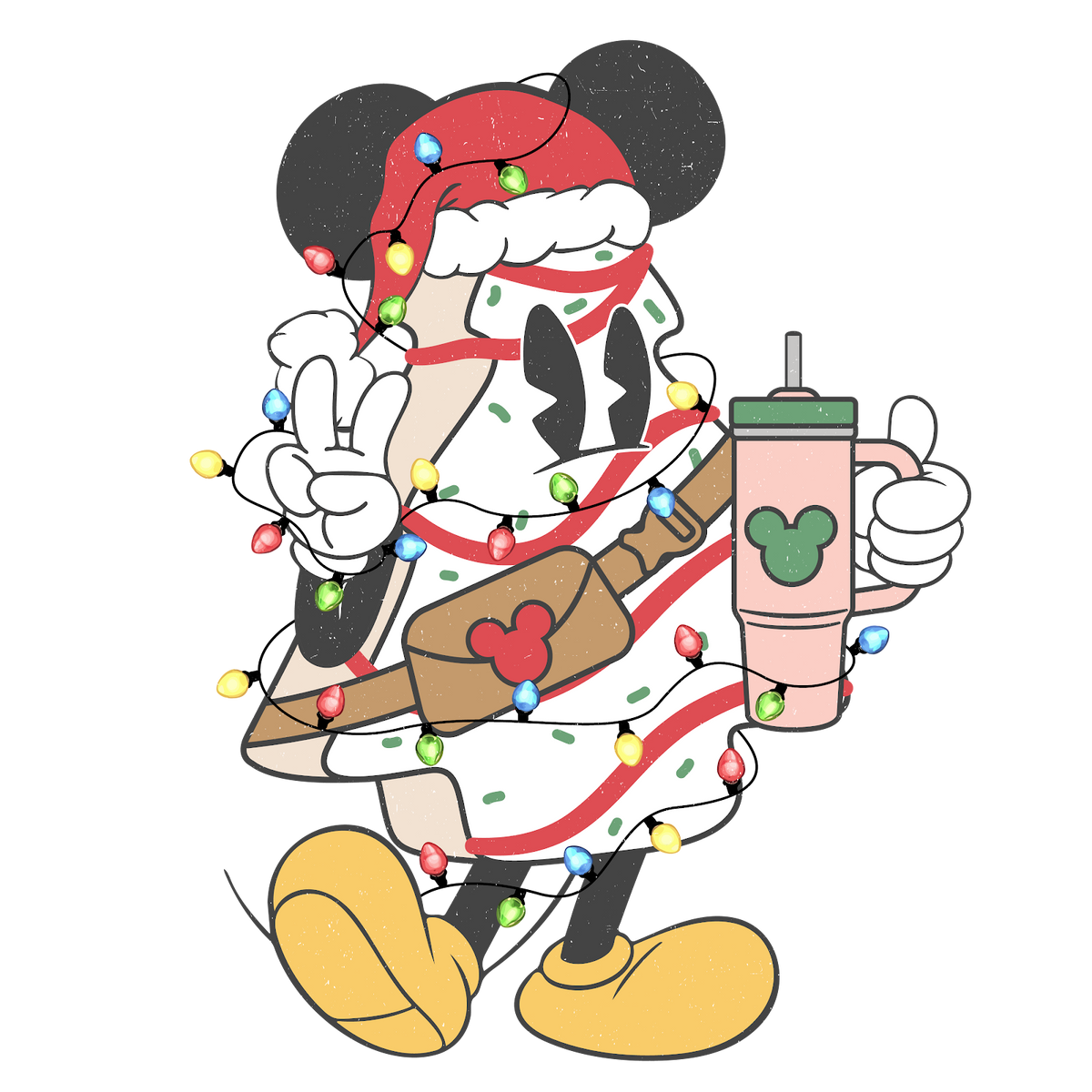 Christmas DTF transfer design