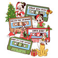 Christmas DTF transfer design