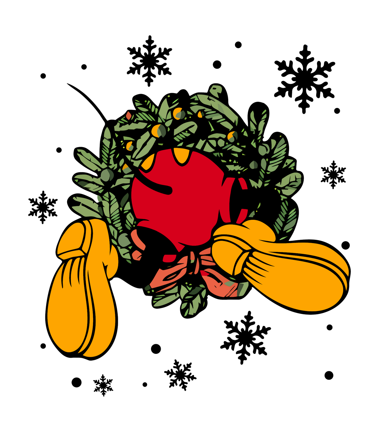 Christmas DTF transfer design