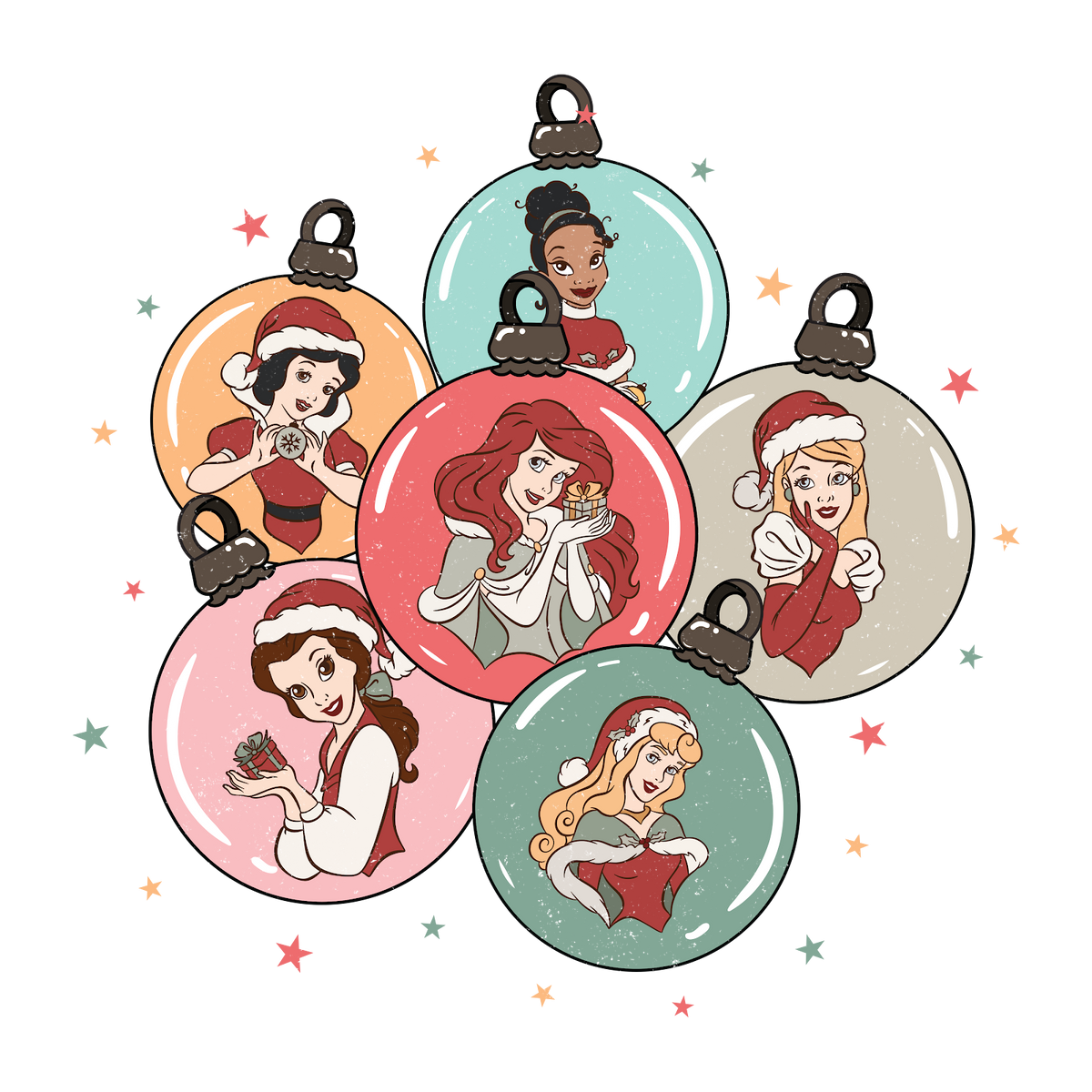 Christmas DTF transfer design