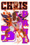 Basketball DTF transfer design