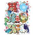 Christmas DTF transfer design