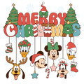 Christmas DTF transfer design