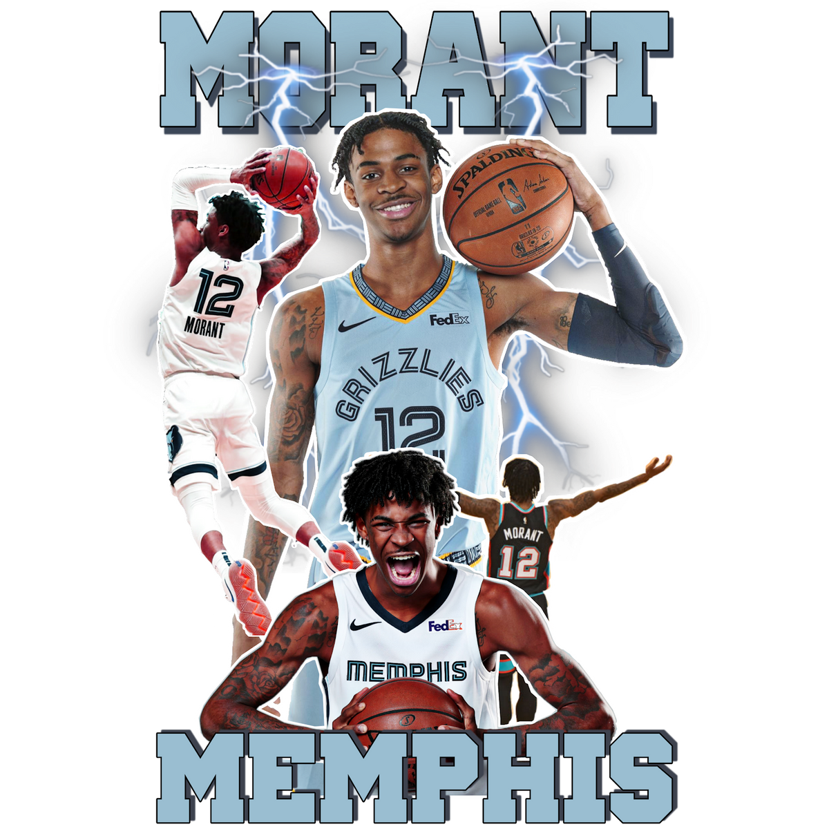 Basketball DTF transfer design
