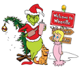 Grinch Christmas DTF transfer design