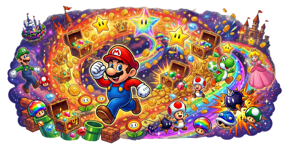 Mario UV printed glass tumbler wrap design