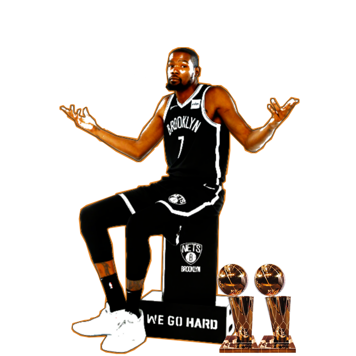 Basketball DTF transfer design
