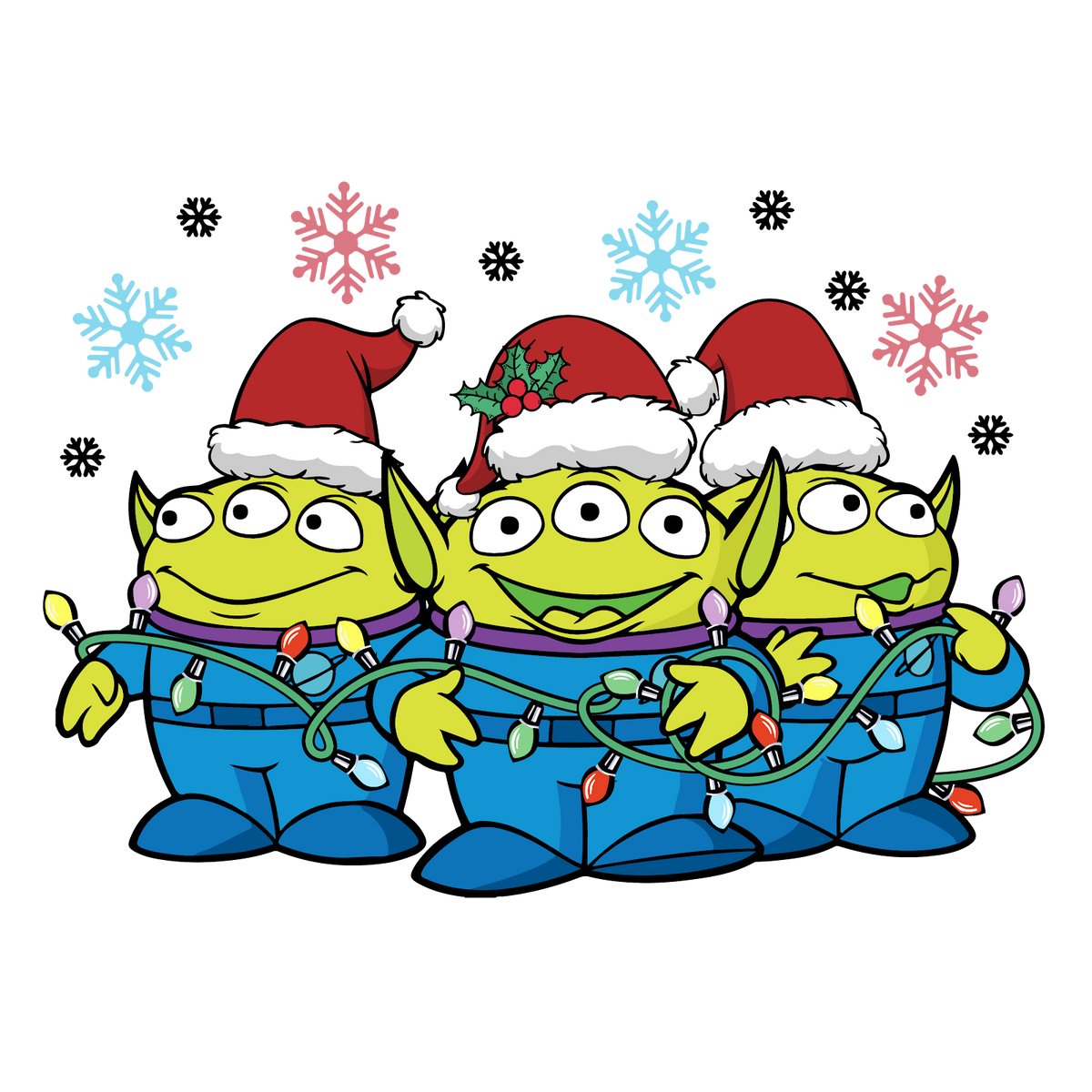 Christmas DTF transfer design