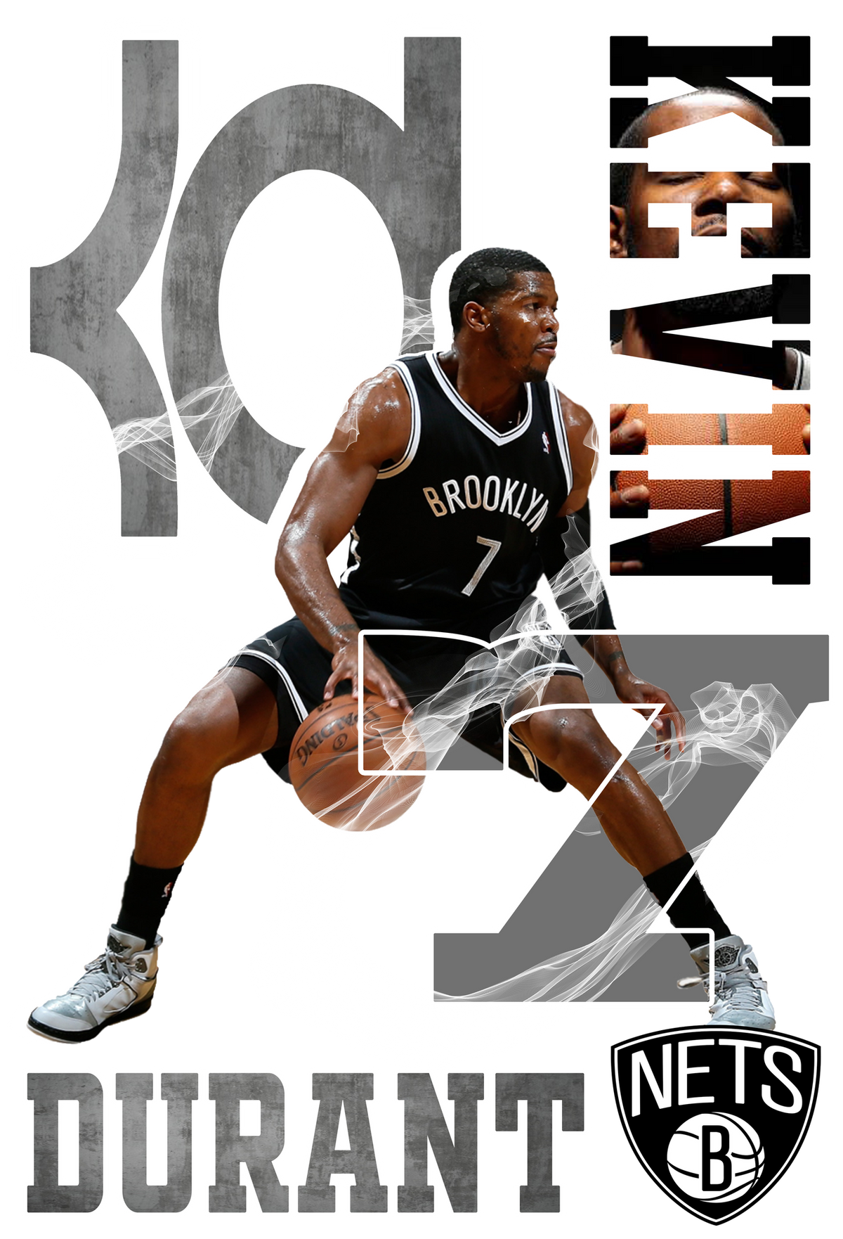 Basketball DTF transfer design