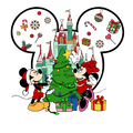 Christmas DTF transfer design