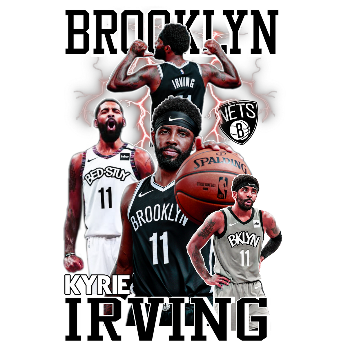 Basketball DTF transfer design