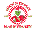 Grinch Christmas DTF transfer design