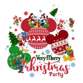 Christmas DTF transfer design