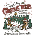 Christmas DTF transfer design