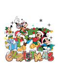 Christmas DTF transfer design