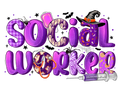 Social Worker Halloween DTF Transfer