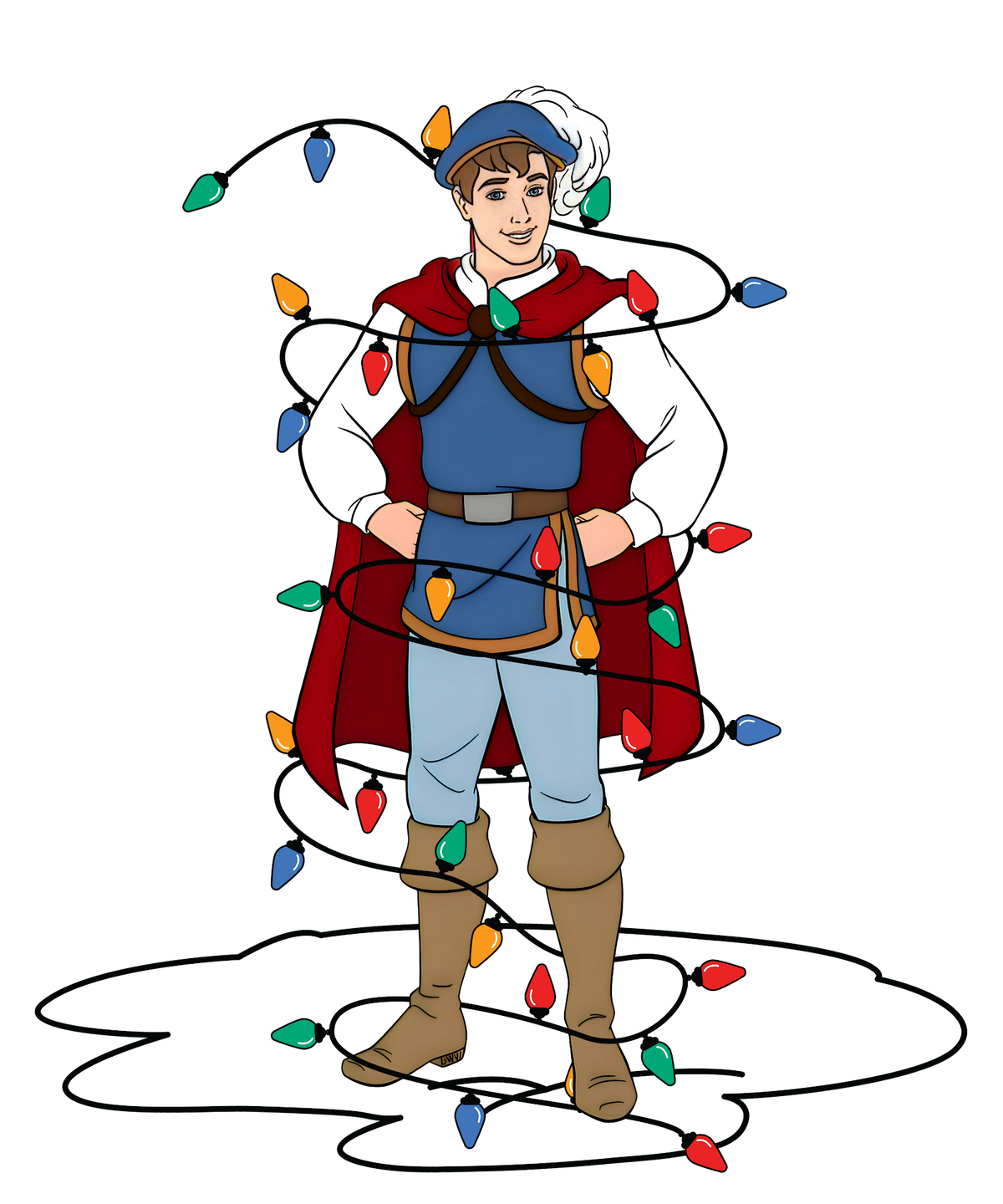 Christmas DTF transfer design