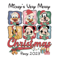 Christmas DTF transfer design