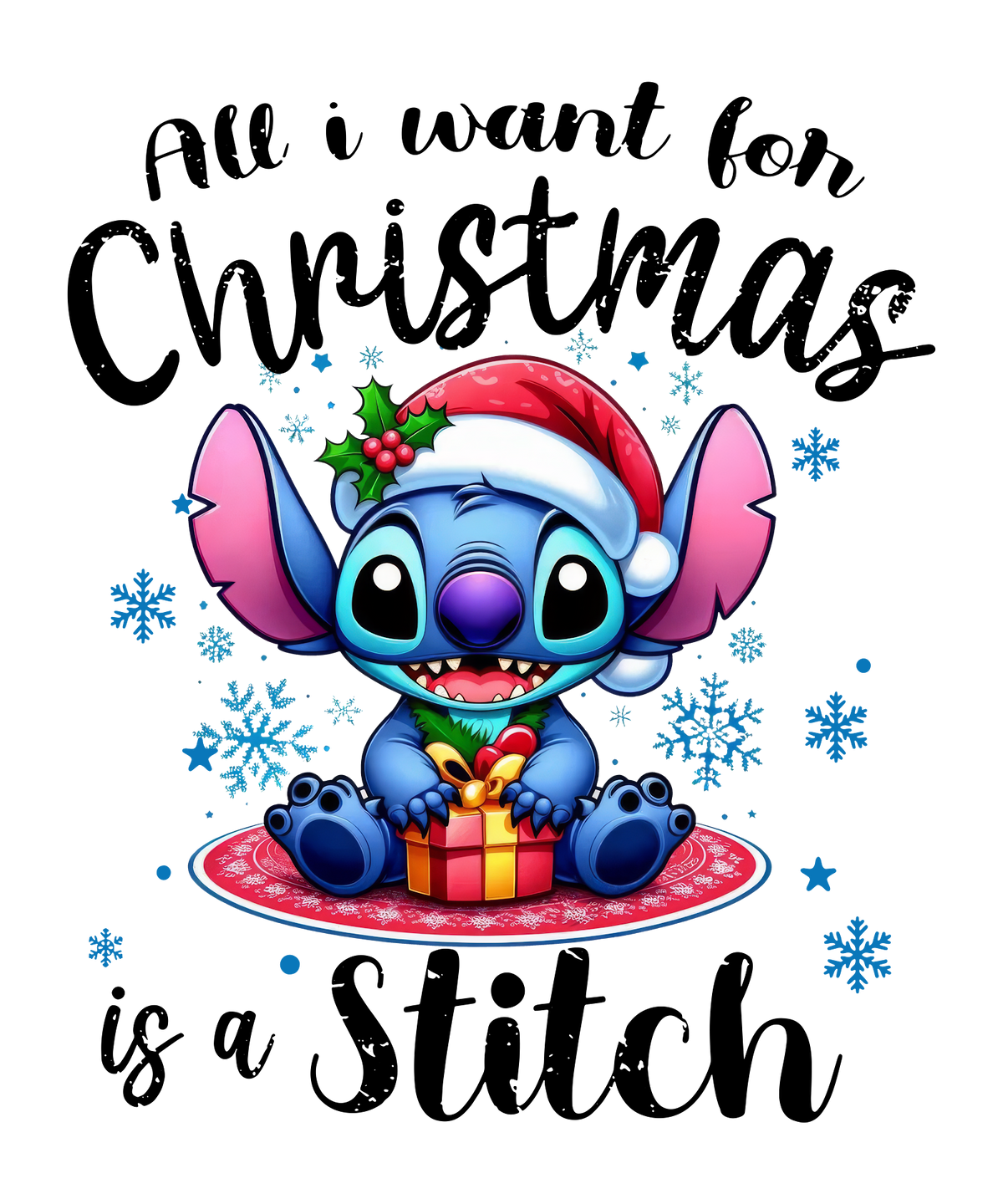 Christmas DTF transfer design