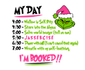 Grinch Christmas DTF transfer design