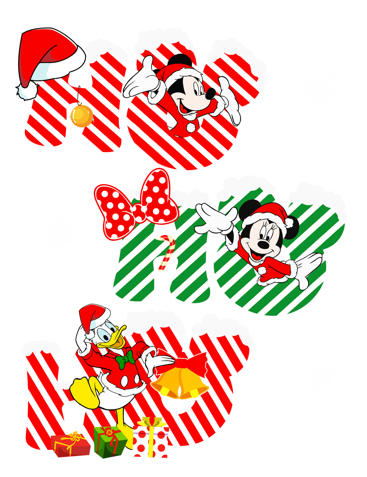 Christmas DTF transfer design