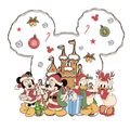 Christmas DTF transfer design