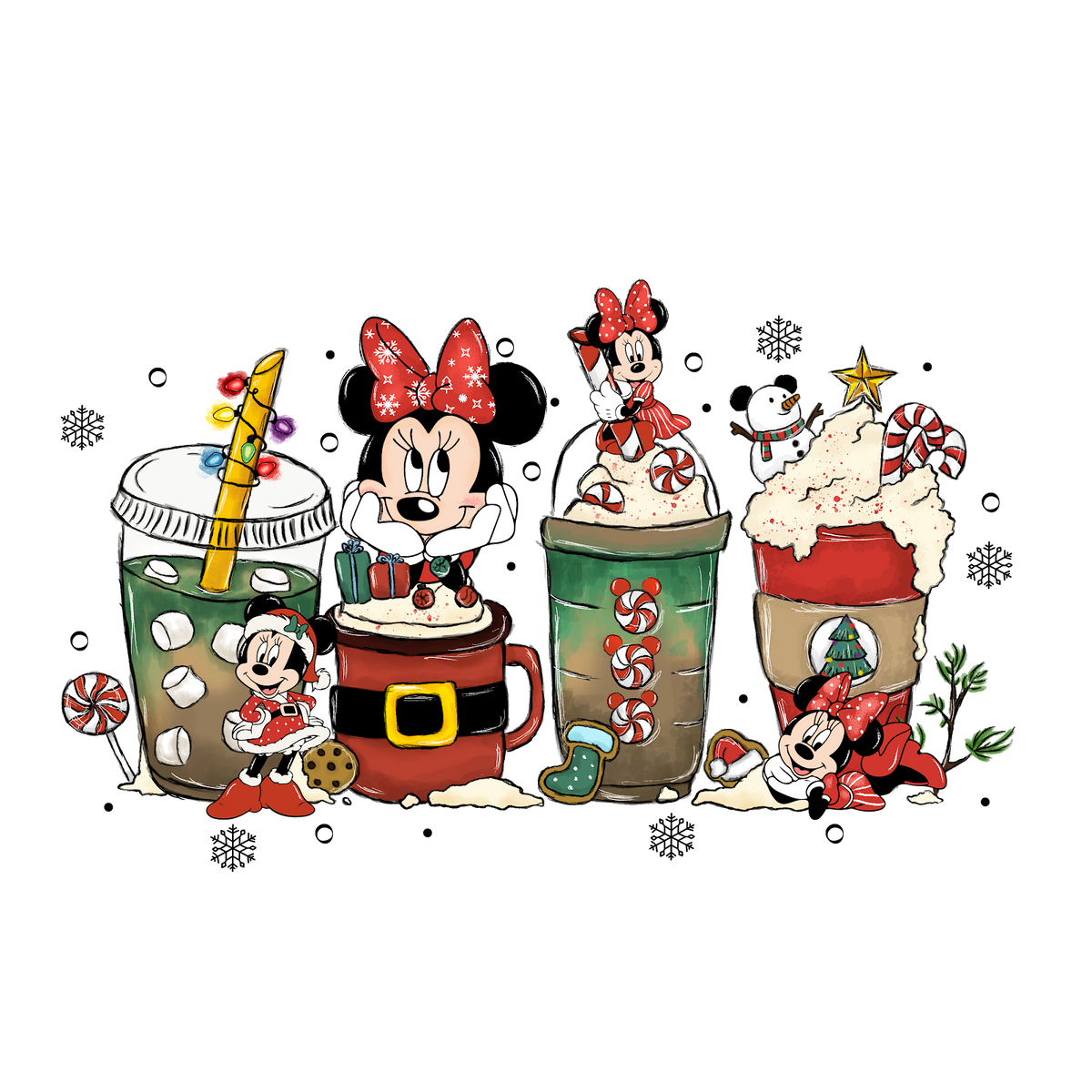 Christmas DTF transfer design