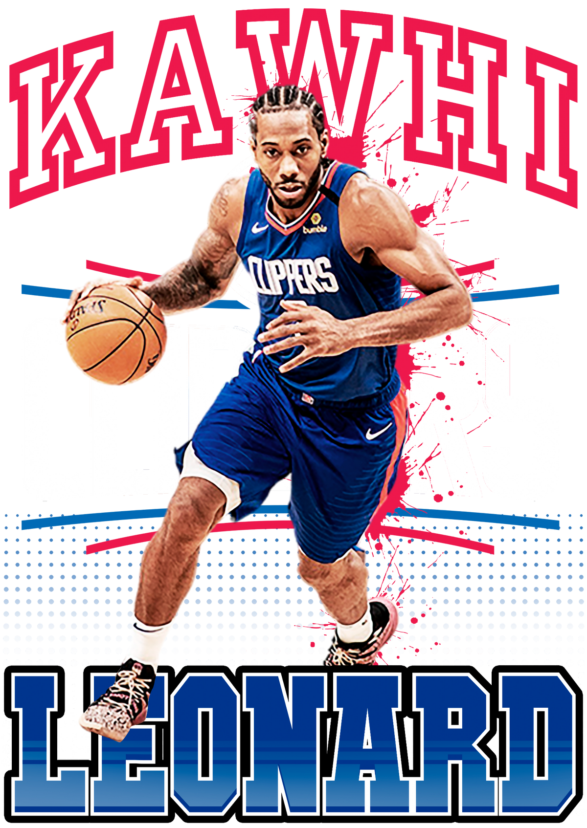 Basketball DTF transfer design