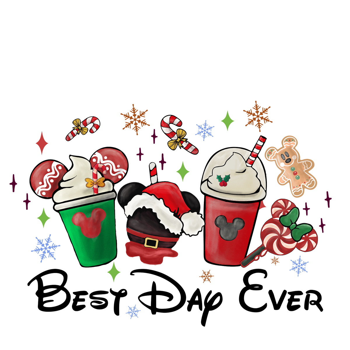 Christmas DTF transfer design